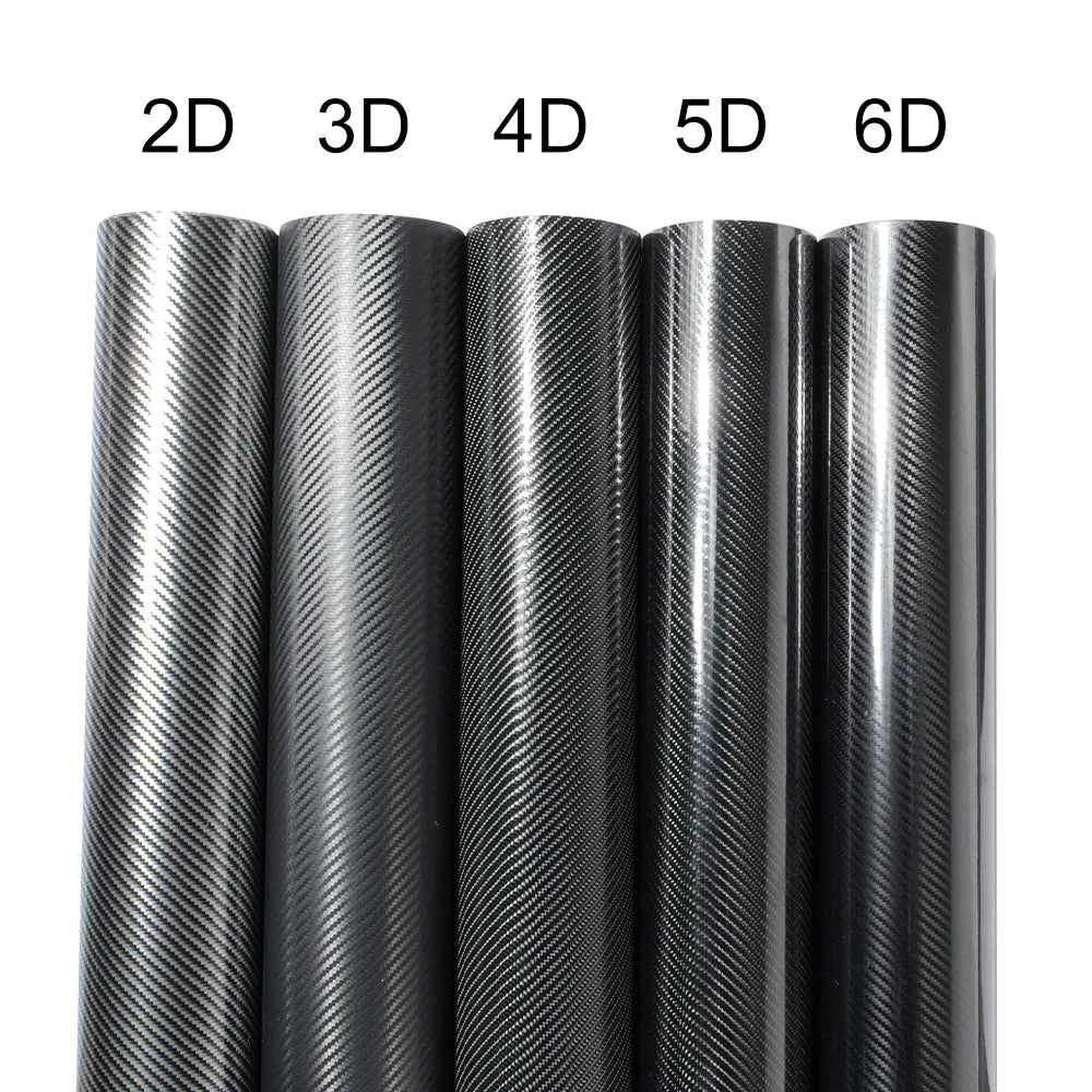 2D 3D 4D 5D 6D Carbon Fiber Vinyl Wrap Film Car Wrapping Foil Console  Computer Laptop Skin Phone Cover Motorcycle Accsesories